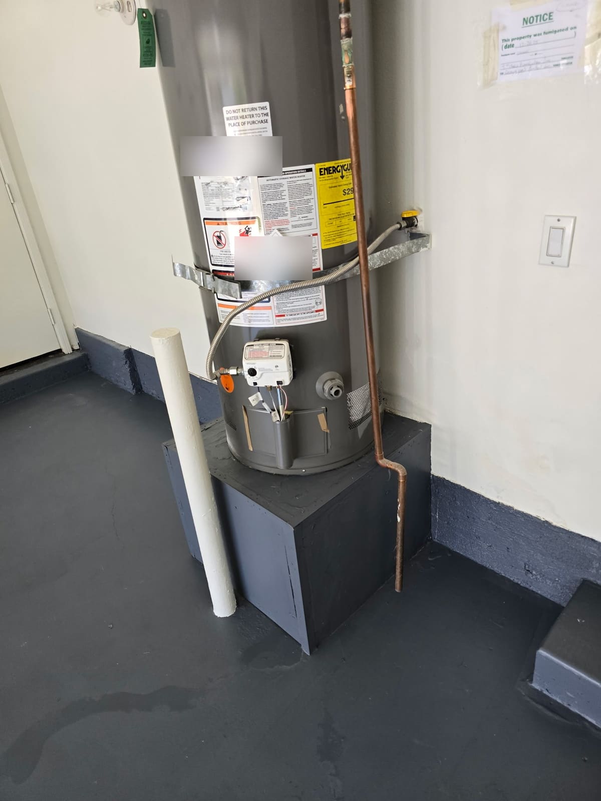Water heater supply lines inspected during Aliso Viejo leak detection